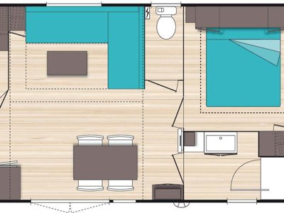 mobil-home - Flower Le Pre Des Sables photo 7
