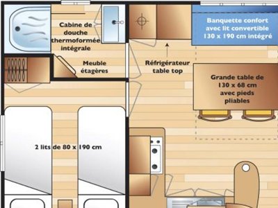 mobil-home - Flower Le Pre Des Sables photo 9