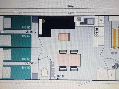 Cliquez pour découvrir toutes les photos de l'HÉBERGEMENT ! mobil-home - Flower Le Pre Des Sables photo 6