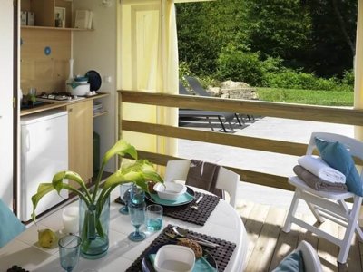 Cliquez pour découvrir toutes les photos de l'HÉBERGEMENT ! bungalow toilé - Les Mizottes photo 3