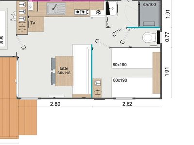 mobil-home - Aux Rives Du Soleil photo 4