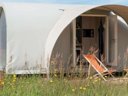 Cliquez pour découvrir toutes les photos de l'HÉBERGEMENT ! tente en toile et bois - camping Aux Rives Du Soleil photo 2