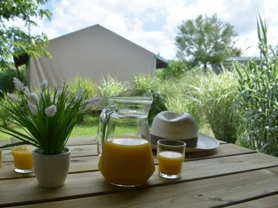 Cliquez pour découvrir toutes les photos de l'HÉBERGEMENT ! bungalow toilé - Flower Le Petit Paris photo 5