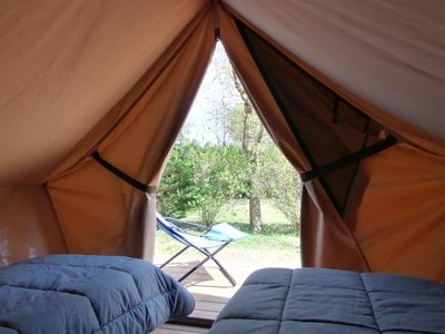 Cliquez pour découvrir toutes les photos de l'HÉBERGEMENT ! tente - L'Oasis Du Berry photo 2