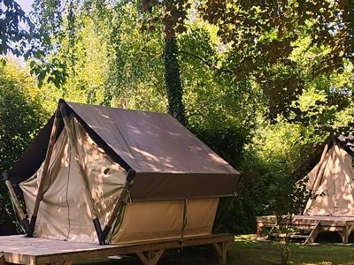 Cliquez pour découvrir toutes les photos de l'HÉBERGEMENT ! tente - L'Oasis Du Berry photo 5