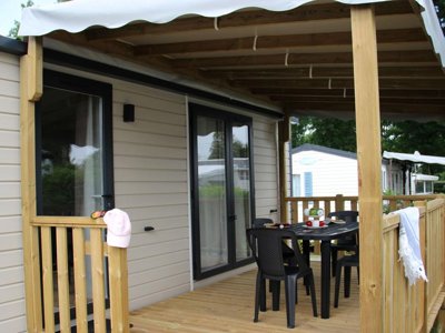 Cliquez pour découvrir toutes les photos de l'HÉBERGEMENT ! mobil-home - De Pont Mahé photo 2