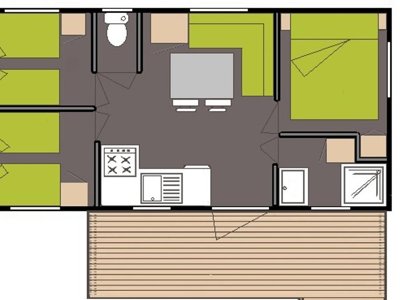 Cliquez pour découvrir toutes les photos de l'HÉBERGEMENT ! mobil-home - Cabestan photo 4