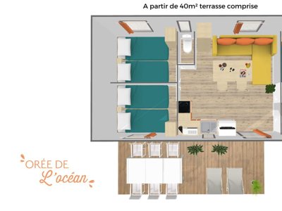 Cliquez pour découvrir toutes les photos de l'HÉBERGEMENT ! mobil-home - L'Orée De L'Océan photo 8