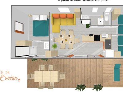Cliquez pour découvrir toutes les photos de l'HÉBERGEMENT ! mobil-home - L'Orée De L'Océan photo 7