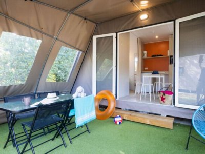 Cliquez pour découvrir toutes les photos de l'HÉBERGEMENT ! bungalow toilé - Paradis La Bretonnière photo 2