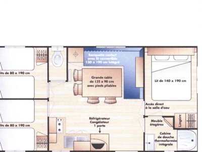 Cliquez pour découvrir toutes les photos de l'HÉBERGEMENT ! mobil-home - La Marjorie photo 2