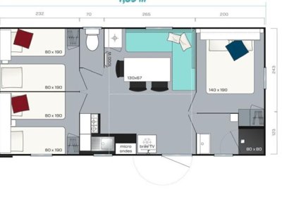 Cliquez pour découvrir toutes les photos de l'HÉBERGEMENT ! mobil-home - La Marjorie photo 2