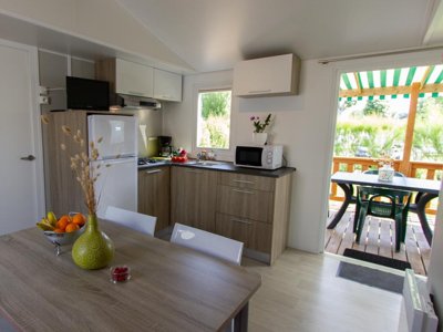 Cliquez pour découvrir toutes les photos de l'HÉBERGEMENT ! mobil-home - La Ningle photo 2