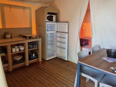 tente en toile et bois - Les Ecureuils photo 3