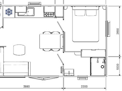 Cliquez pour découvrir toutes les photos de l'HÉBERGEMENT ! mobil-home - Flower Le Val De Vie photo 6