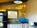 tente en toile et bois - camping Flower Le Val De Vie photo 5