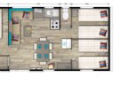 Cliquez pour découvrir toutes les photos de l'HÉBERGEMENT ! mobil-home - camping Flower Le Val De Vie photo 8