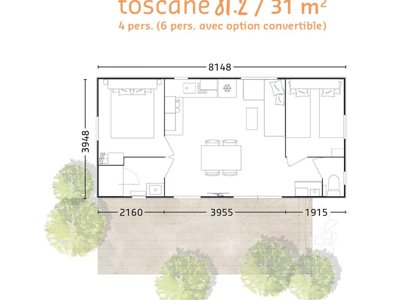 Cliquez pour découvrir toutes les photos de l'HÉBERGEMENT ! mobil-home - Le Trèfle à 4 Feuilles photo 7