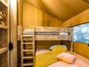 tente en toile et bois - camping Le Trèfle à 4 Feuilles photo 2