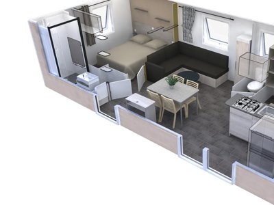 mobil-home - Flower Lac De Saint-Point Lamartine En Bourgogne photo 6
