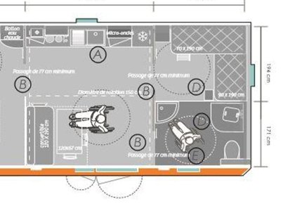 Cliquez pour découvrir toutes les photos de l'HÉBERGEMENT ! mobil-home - Le Pont D'yeu photo 8