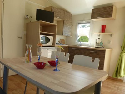 Cliquez pour découvrir toutes les photos de l'HÉBERGEMENT ! mobil-home - Le Pont D'yeu photo 2