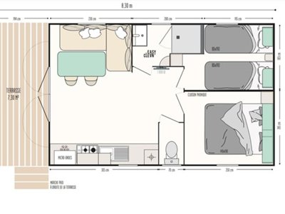 Cliquez pour découvrir toutes les photos de l'HÉBERGEMENT ! mobil-home - De La Forêt photo 3