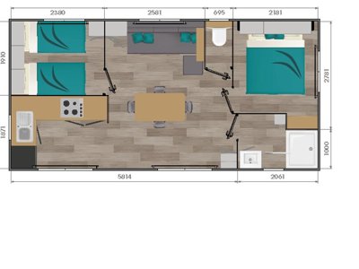 mobil-home - La Rabine photo 4