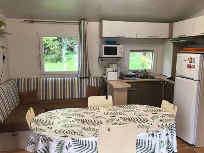 Cliquez pour découvrir toutes les photos de l'HÉBERGEMENT ! mobil-home - Port Meleu photo 2