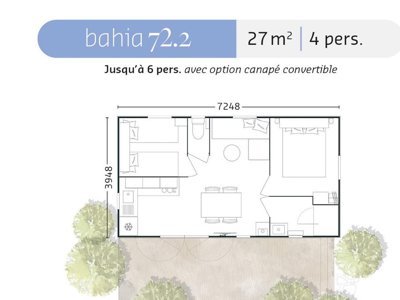 Cliquez pour découvrir toutes les photos de l'HÉBERGEMENT ! mobil-home - Du Vieux Château photo 6