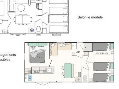 Cliquez pour découvrir toutes les photos de l'HÉBERGEMENT ! mobil-home - La Riviera photo 7
