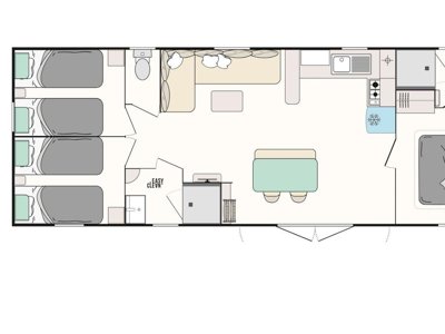 Cliquez pour découvrir toutes les photos de l'HÉBERGEMENT ! mobil-home - La Riviera photo 6