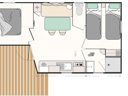 Cliquez pour découvrir toutes les photos de l'HÉBERGEMENT ! mobil-home - camping La Riviera photo 4