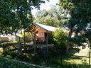 tente en toile et bois - camping L'Isle Verte photo 4