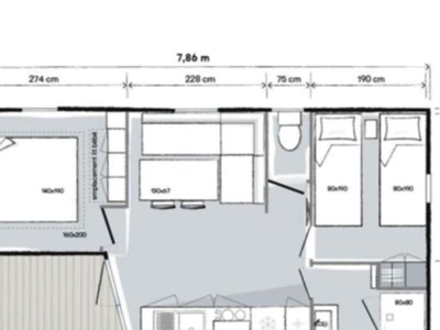 Cliquez pour découvrir toutes les photos de l'HÉBERGEMENT ! mobil-home - Ushuaïa Villages L'estuaire photo 6