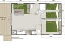 Cliquez pour découvrir toutes les photos de l'HÉBERGEMENT ! mobil-home - camping Ushuaïa Villages L'estuaire photo 3
