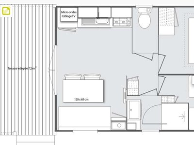 Cliquez pour découvrir toutes les photos de l'HÉBERGEMENT ! mobil-home - Vallée De L'Indre photo 7