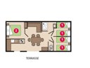 Cliquez pour découvrir toutes les photos de l'HÉBERGEMENT ! mobil-home - camping Les Chalands Fleuris photo 4