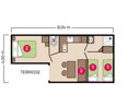 Cliquez pour découvrir toutes les photos de l'HÉBERGEMENT ! mobil-home - camping Les Chalands Fleuris photo 4