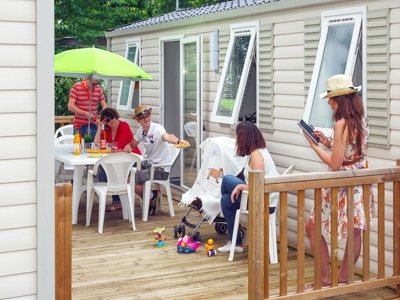 Cliquez pour découvrir toutes les photos de l'HÉBERGEMENT ! mobil-home - La Mignardiere photo 3