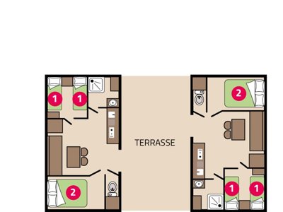 Cliquez pour découvrir toutes les photos de l'HÉBERGEMENT ! mobil-home - La Mignardiere photo 4