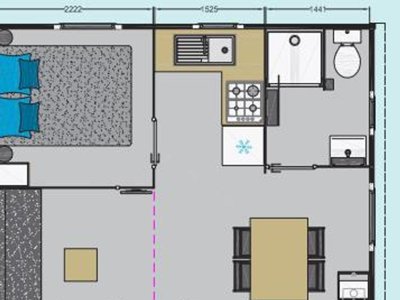 Cliquez pour découvrir toutes les photos de l'HÉBERGEMENT ! mobil-home - Au Soir D'ete photo 5