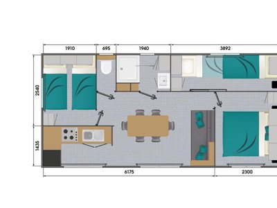 Cliquez pour découvrir toutes les photos de l'HÉBERGEMENT ! mobil-home - Le Beaupré photo 7