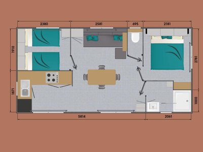 Cliquez pour découvrir toutes les photos de l'HÉBERGEMENT ! mobil-home - Le Beaupré photo 5