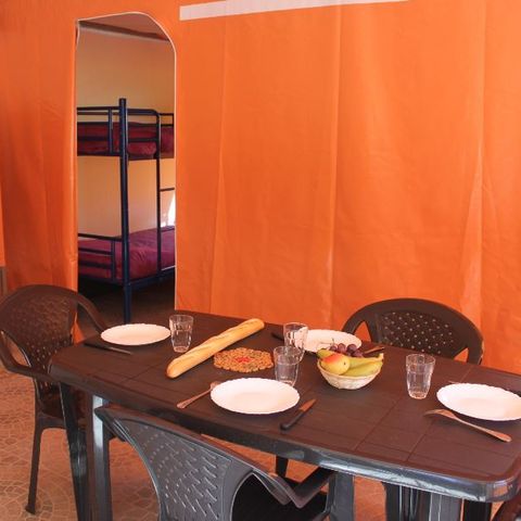 bungalow toilé - Flower Du Port Caroline photo 2