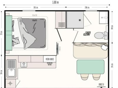 Cliquez pour découvrir toutes les photos de l'HÉBERGEMENT ! mobil-home - Flower Du Port Caroline photo 2