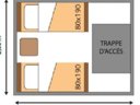 tente en toile et bois - camping Flower Du Port Caroline photo 3