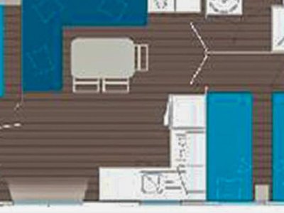 Cliquez pour découvrir toutes les photos de l'HÉBERGEMENT ! mobil-home - Les Genêts photo 3