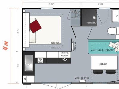 Cliquez pour découvrir toutes les photos de l'HÉBERGEMENT ! mobil-home - Le Goh Velin photo 5