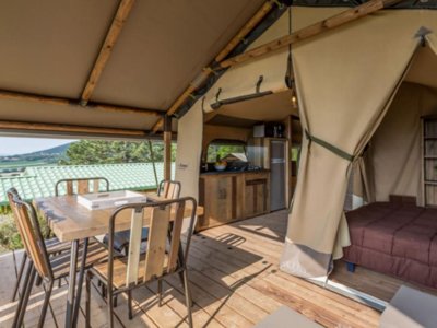 Cliquez pour découvrir toutes les photos de l'HÉBERGEMENT ! bungalow toilé - De La Plage photo 2